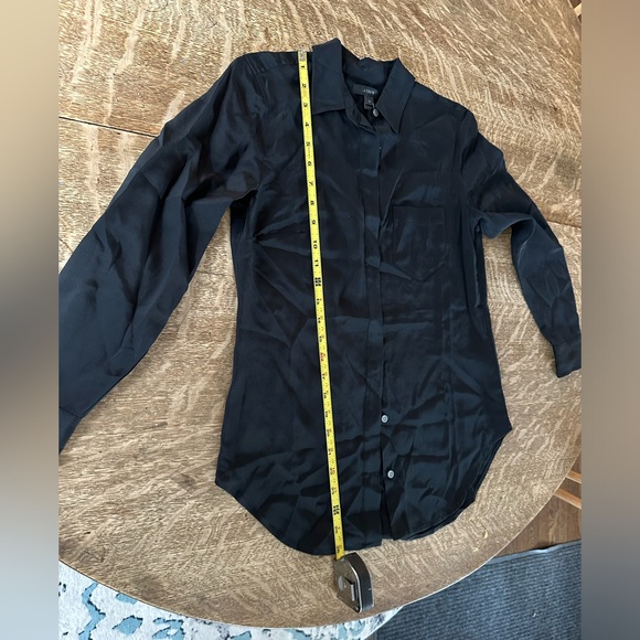 Jcrew silk women’s button down size 0 petite NWT - Picture 7 of 8